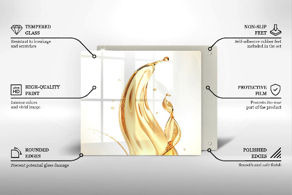 Sklo za varnou desku Olivový olej