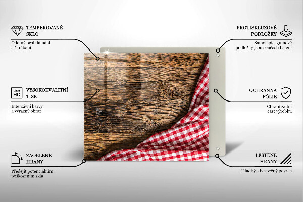 Sklo za varnou desku Dřevěný stůl