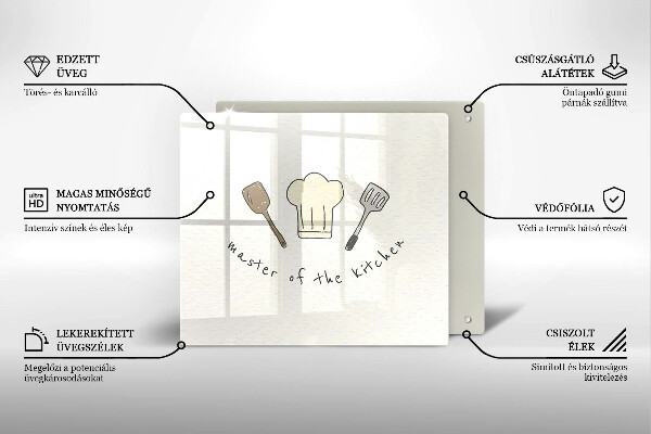 Sklo za varnou desku Master of the kitchen
