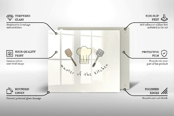 Sklo za varnou desku Master of the kitchen