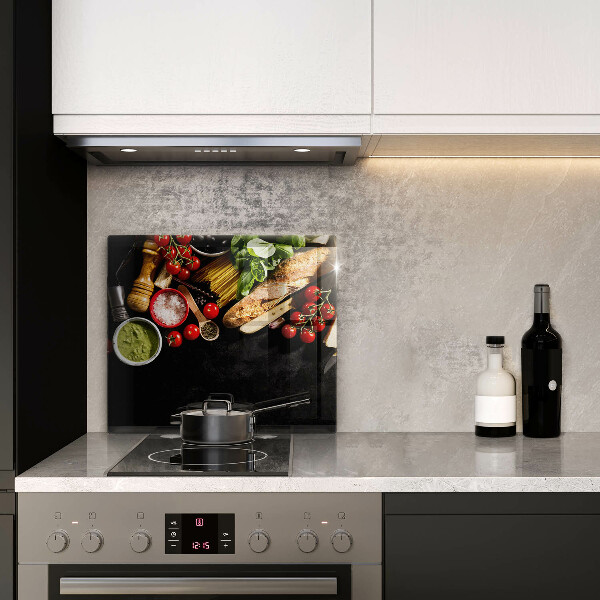 Sklo za varnou desku Italské přísady a koření