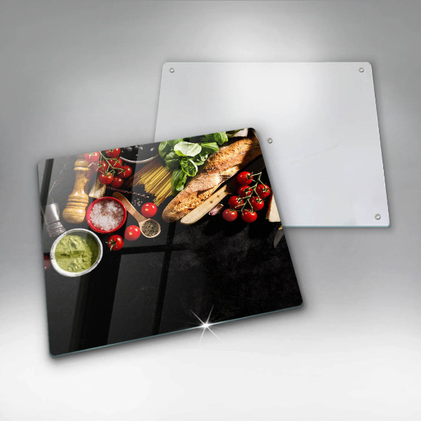 Sklo za varnou desku Italské přísady a koření