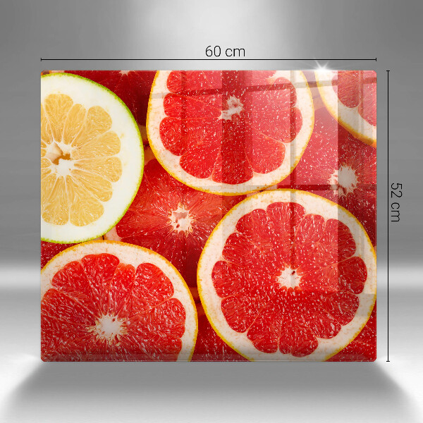 Sklo za varnou desku Plátky grapefruitu