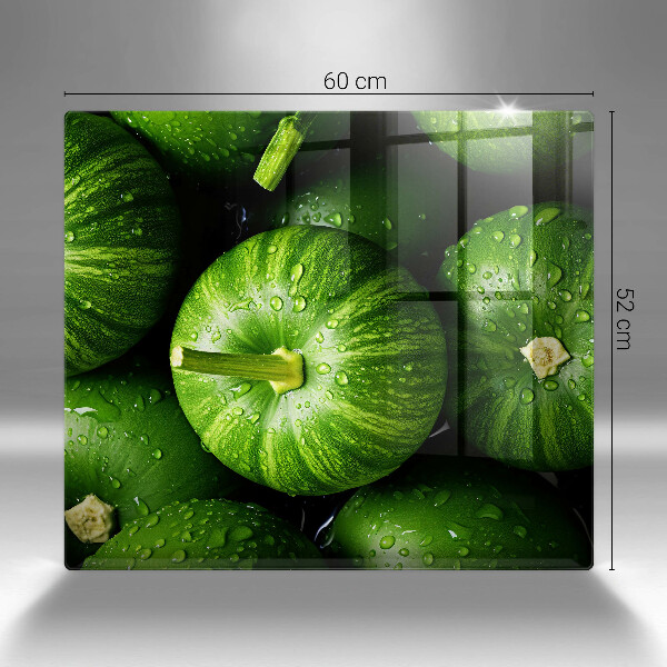 Sklo za varnou desku Zelené dýně