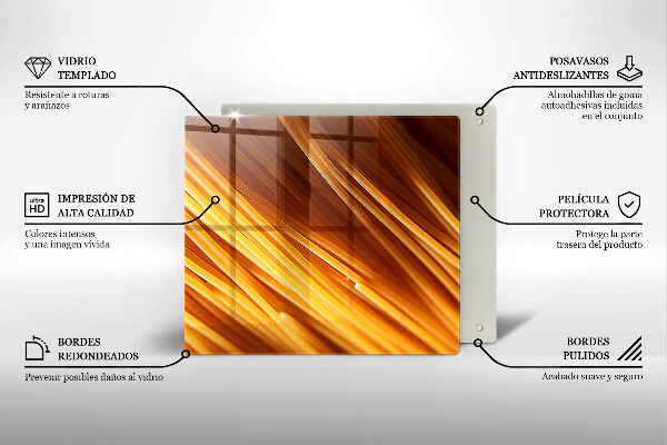 Sklo za varnou desku Špagetové těstoviny