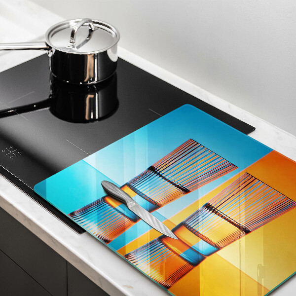 Sklo za varnou desku Dvě sklenice vody