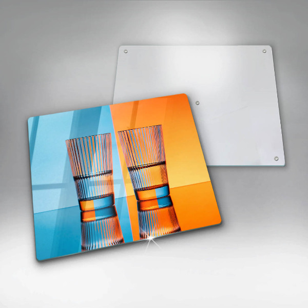 Sklo za varnou desku Dvě sklenice vody