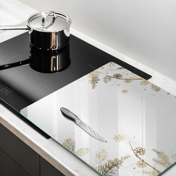 Sklo za varnou desku Zimní dekorace