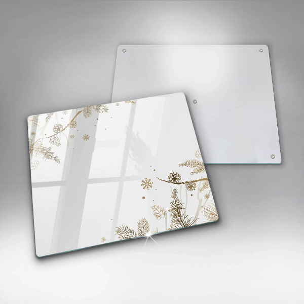 Sklo za varnou desku Zimní dekorace