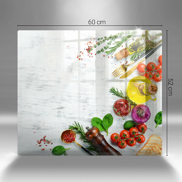 Sklo za varnou desku Zelenina a koření