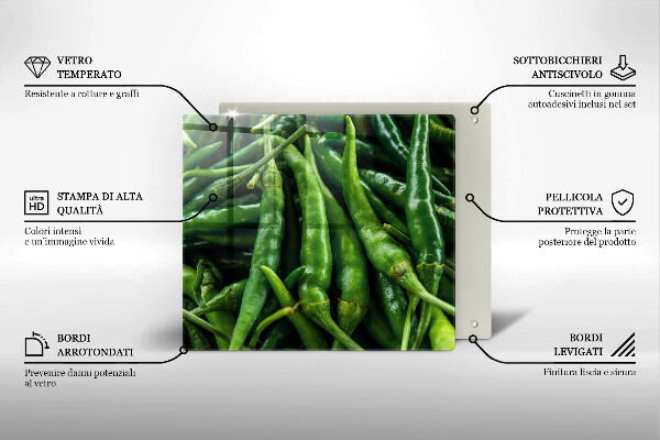 Sklo za varnou desku Hrachové lusky