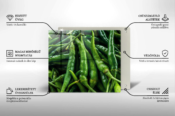 Sklo za varnou desku Hrachové lusky