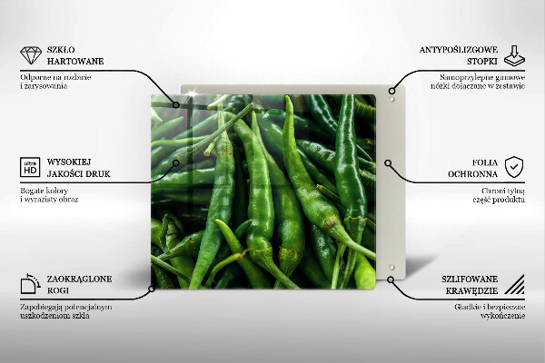 Sklo za varnou desku Hrachové lusky