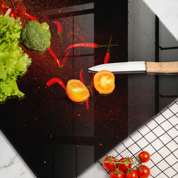 Sklo za varnou desku Pálivé chilli papričky