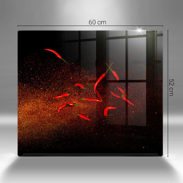 Sklo za varnou desku Pálivé chilli papričky