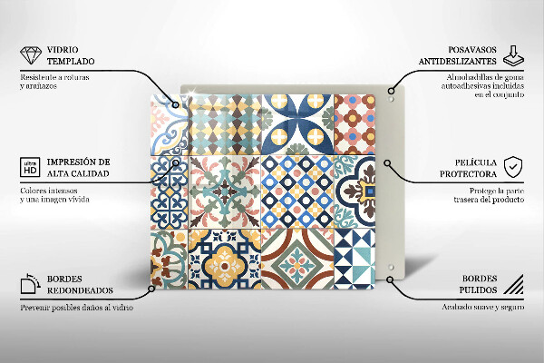 Sklo za varnou desku Dekorativní dlaždice