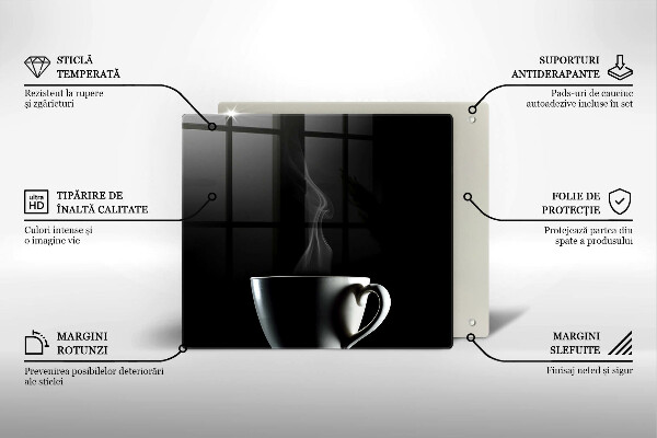 Sklo za varnou desku Šálek čaje