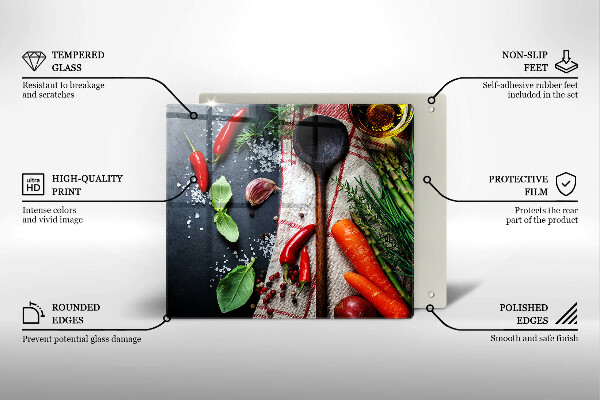 Sklo za varnou desku Kuchyňské jídlo