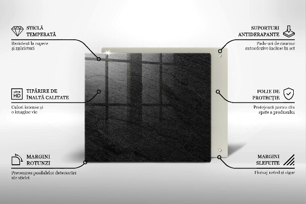 Sklo za varnou desku Textura kamene