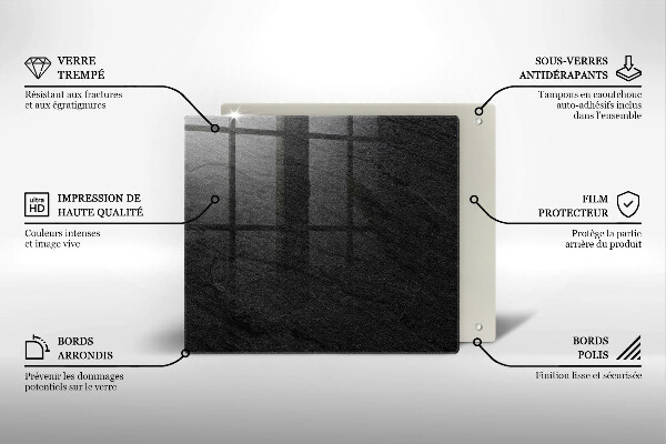 Sklo za varnou desku Textura kamene