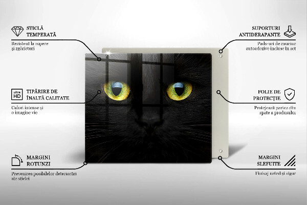 Sklo za varnou desku Zvířecí kočičí oči