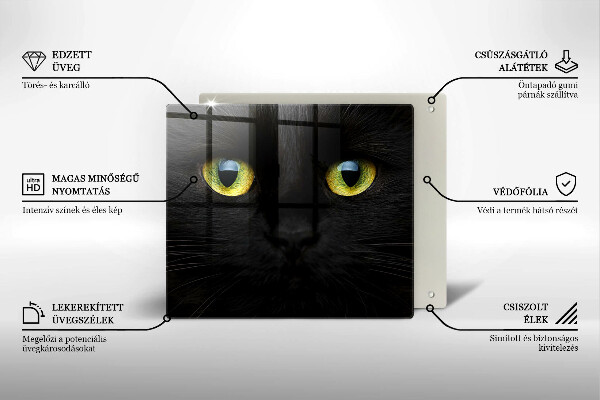 Sklo za varnou desku Zvířecí kočičí oči