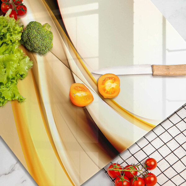 Sklo za varnou desku Abstraktní kouřové čáry