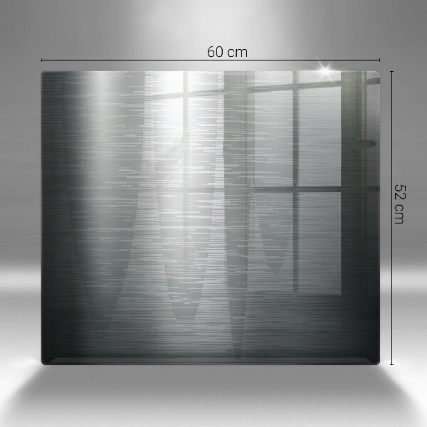 Sklo za varnou desku Kovová textura