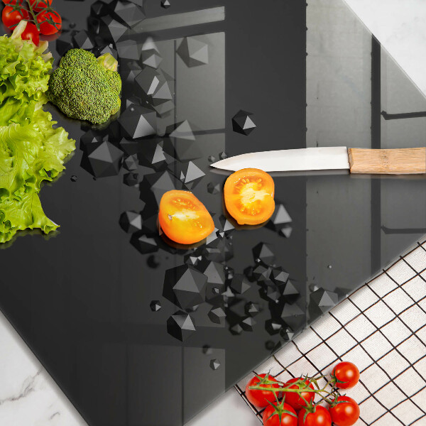 Sklo za varnou desku 3d abstrakce tvarů