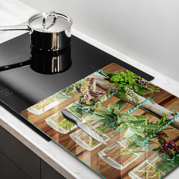 Sklo za varnou desku Byliny rostliny ročník