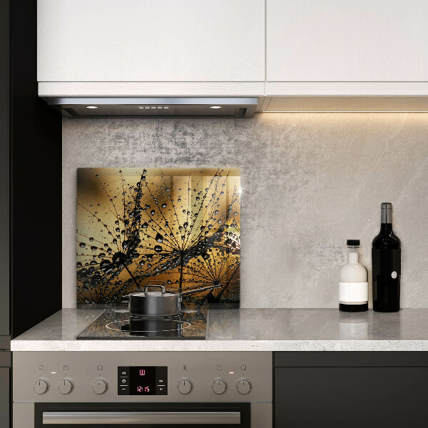 Sklo za varnou desku Rosa a pampelišky