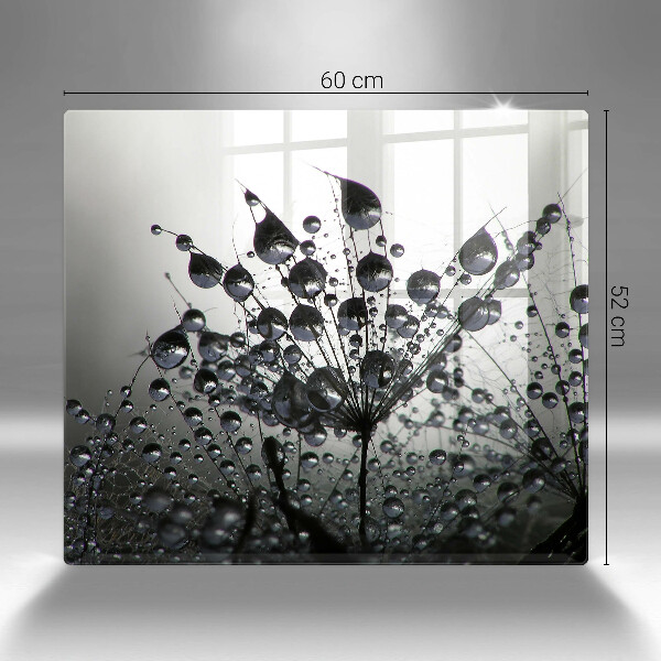 Sklo za varnou desku Pampelišky a rosa