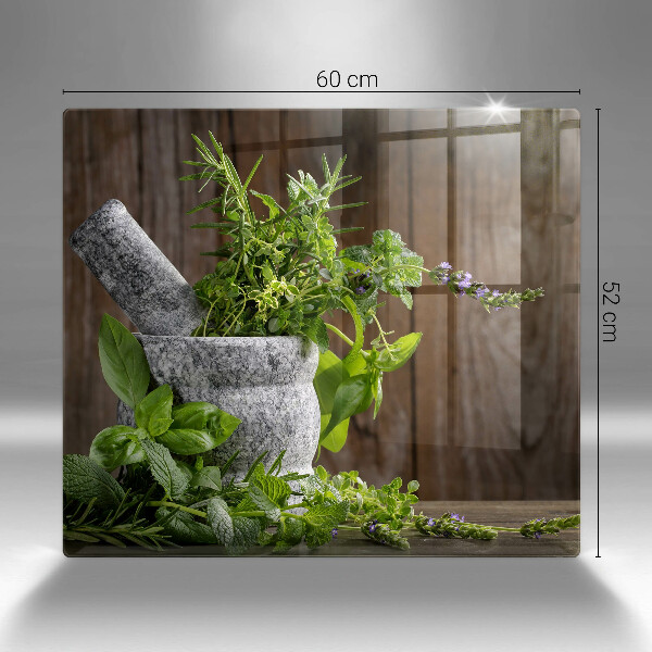 Sklo za varnou desku Pěstuje bylinky a dřevo