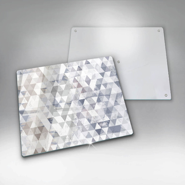 Sklo za varnou desku Vzor trojúhelníků