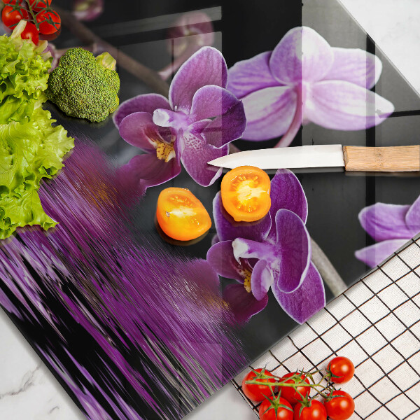 Sklo za varnou desku Orchidejová zenová voda