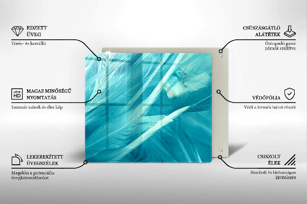 Sklo za varnou desku Jemné peří