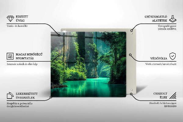 Sklo za varnou desku Krajina laguny