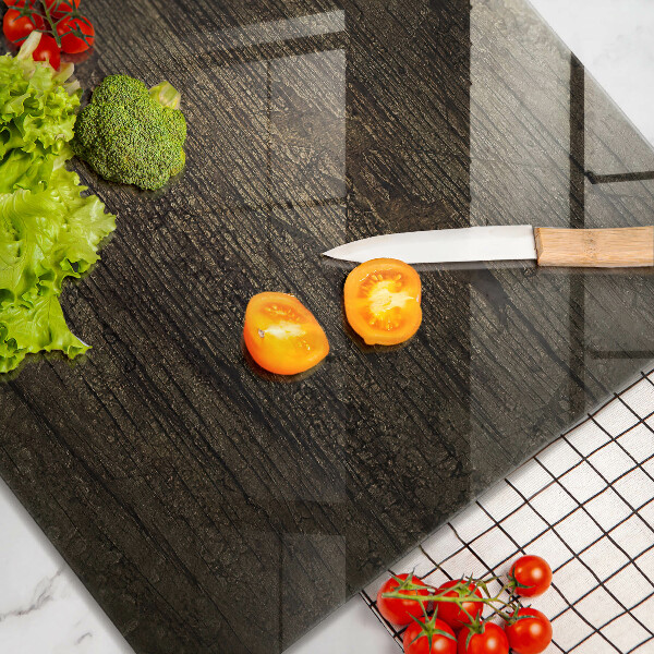 Sklo za varnou desku Textura dřevěné kůry