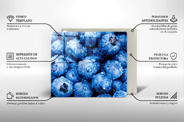 Sklo za varnou desku Šťavnaté borůvky