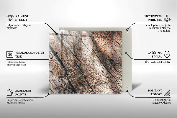 Sklo za varnou desku Dřevěná konstrukce