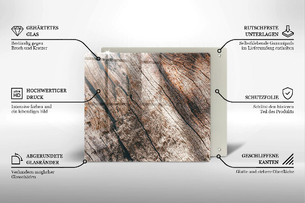 Sklo za varnou desku Dřevěná konstrukce