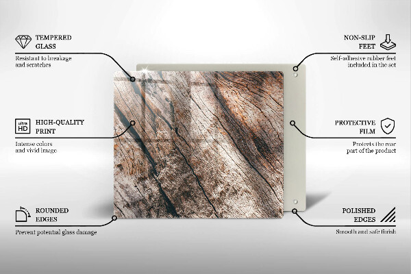 Sklo za varnou desku Dřevěná konstrukce