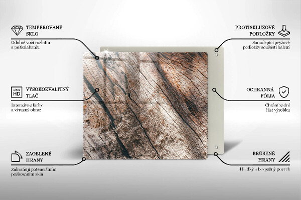 Sklo za varnou desku Dřevěná konstrukce