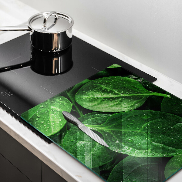 Sklo za varnou desku Listy bazalky