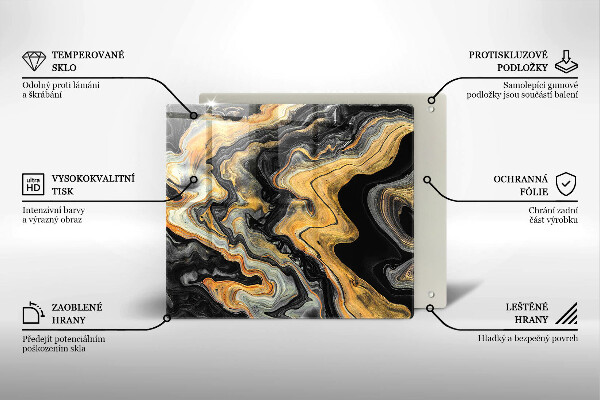 Sklo za varnou desku Abstraktní struktura