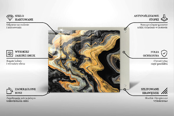 Sklo za varnou desku Abstraktní struktura