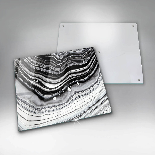 Sklo za varnou desku Inkoustová abstrakce