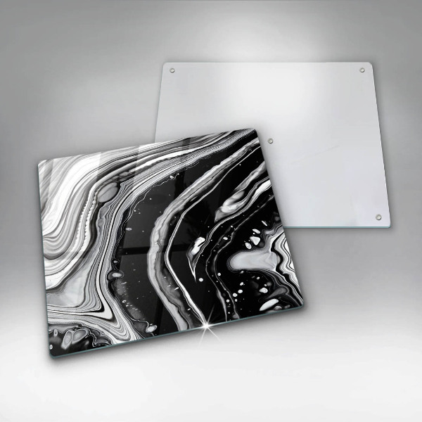 Sklo za varnou desku Inkoustová abstrakce