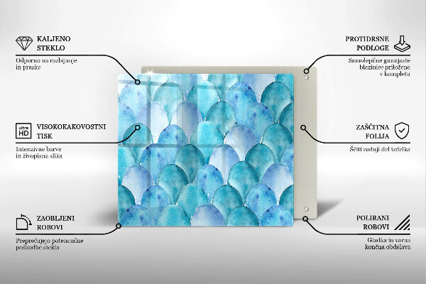 Sklo za varnou desku Akvarelové váhy