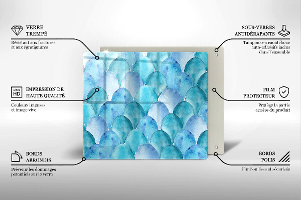 Sklo za varnou desku Akvarelové váhy